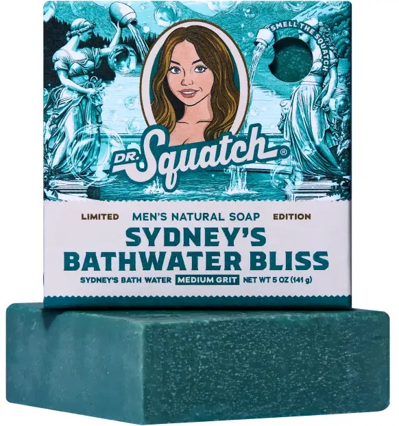 Sydney Sweeney Is Promoting You Her Bathtub Water Infused in a Bar of Cleaning soap