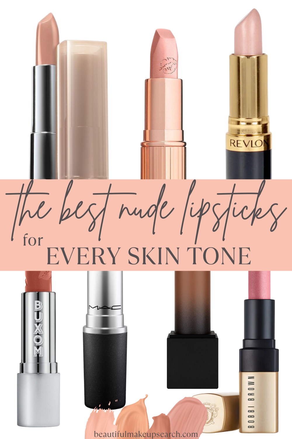The Finest Nude Lipstick Shades for Each Pores and skin Tone The Finest Nude Lipstick Shades for Each Pores and skin Tone