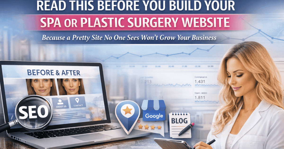 Learn This Earlier than You Construct Your Spa or Plastic Surgical procedure Web site Learn This Earlier than You Construct Your Spa or Plastic Surgical procedure Web site